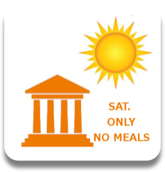 Saturday Only, No Meals